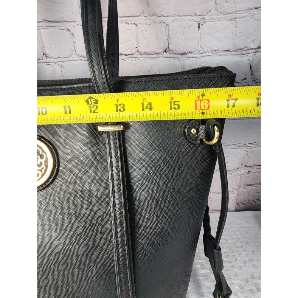 Deluxity Los Angeles Women's Tote Bag Black Vegan  17